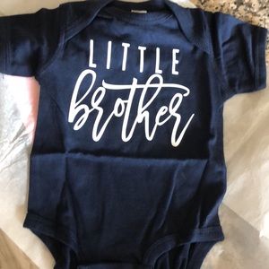 0-3 months onesie brand new navy blue